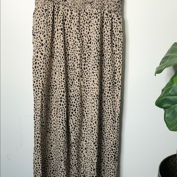 Shein Wide Leg Cami Jumpsuit Romper Dalmation Dots Sz M - Picture 9 of 11